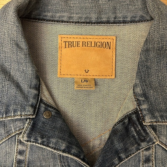 TRUE RELIGION ⭐️  World Tour Jimmy western denim jacket - Picture 4 of 5